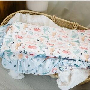 Cheeky Plum Dino 🦕 blanket